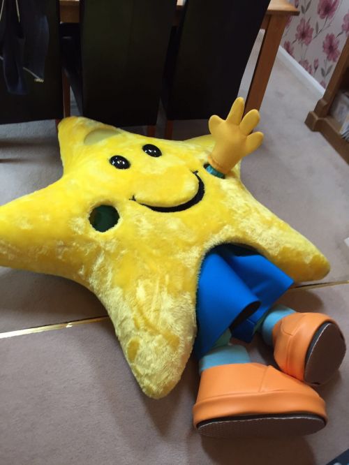 You fell over.....oooops!